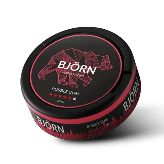 BJORN 32MG NICOTINE POUCHES OUTER OF 10 - BUBBLE GUM