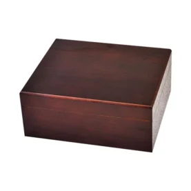 CAPRI MAHOGANY CIGAR HUMIDOR - 20-50 CAP.
