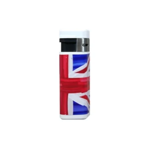 CHARLIE TURANO III PALIO TRIPLE TORCH LIGHTER - UK FLAG