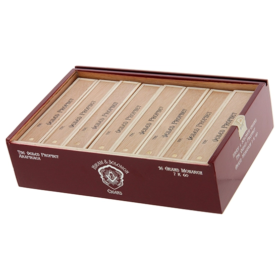 HIRAM & SALOMON VEILED PROPHET BRAZILIAN ARAPIRACA GRAND MONARCH BOX OF 16