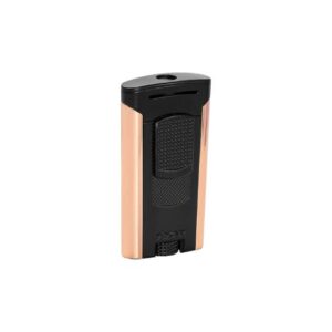 XIKAR ASTRAL SINGLE JET FLAME LIGHTER - BLACK/ROSE GOLD