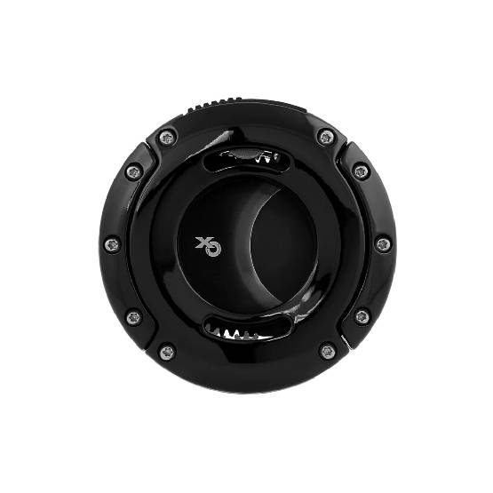 XIKAR XO CIGAR CUTTER - BLACK WITH BLACK BLADES