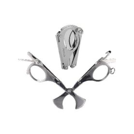 XIKAR MTX MULTI-TOOL 54 RG SCISSORS - CHROME SILVER