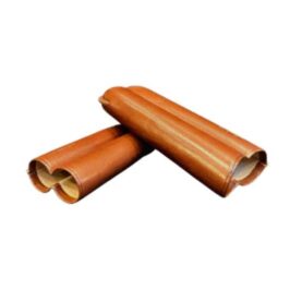 JEMAR LEATHER CIGAR CASE 2 FINGER - 56 RG - MARRON/BROWN