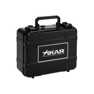 XIKAR TRAVEL HUMIDOR 30-50 CIGAR CAP. - BLACK