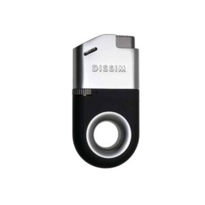 DISSIM INVERTED TORCH JET LIGHTER - SILVER