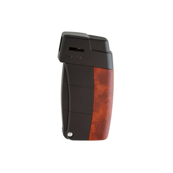 XIKAR RESOURCE II PIPE LIGHTER - BURL W/BLACK
