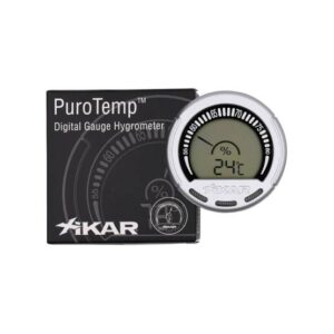 XIKAR DIGITAL GAUGE HYGROMETER - SILVER - SGL