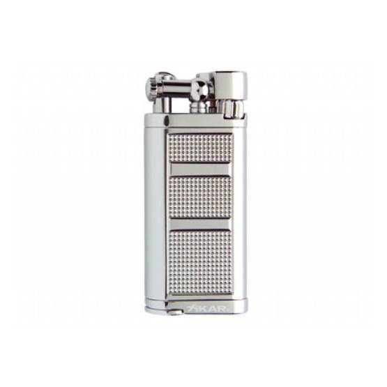 XIKAR PIPELINE PIPE LIGHTER - CHROME/SILVER