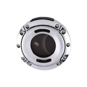 XIKAR XO CIGAR CUTTER - SILVER W/ BLACK BLADES