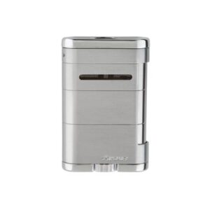 XIKAR ALLUME TRIPLE JET TABLETOP LIGHTER - SILVER