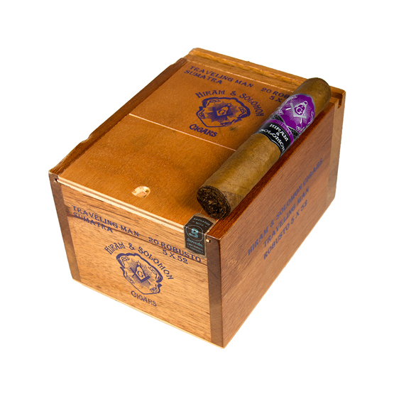 HIRAM & SALOMON TRAVELING MAN SUMATRA ROBUSTO BOX OF 20