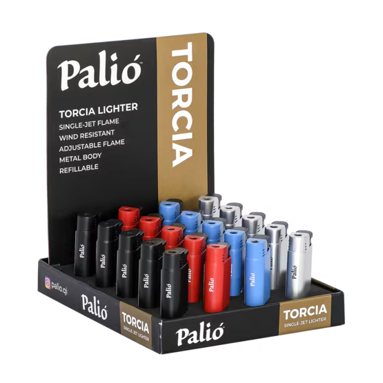 PALIO TORCIA ASSORTED LIGHTERS - 20'S