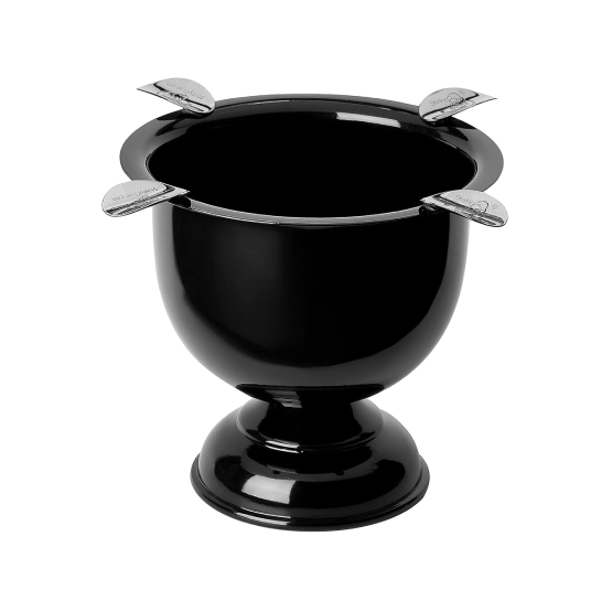 STINKY CIGAR ASHTRAY - TALL - BLACK
