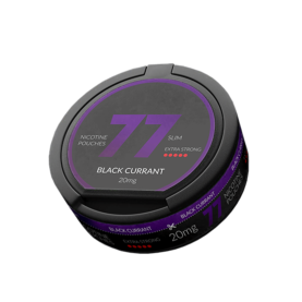 77 NICOTINE POUCHES DARK SERIES 20 MG OUTER OF 10's - BLACKCURRANT