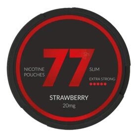 77 NICOTINE POUCHES DARK SERIES 20 MG OUTER OF 10's - STRAWBERRY