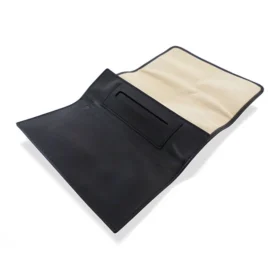 POUCH WITH PAPERS HOLDERS - BLACK