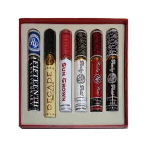 ROCKY PATEL SPECIAL EDITION DELUXE TORO TUBO SELECTION SAMPLER BOX WITH 6 CIGARS