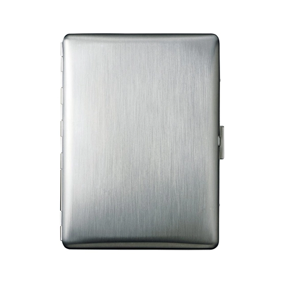 TSUBOTA PEARL COSMOS SUPER KING SIZE CIGARETTE CASE SV - SATIN