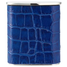 TSUBOTA PEARL TASCA LEATHER POCKET ASHTRAY - BLUE