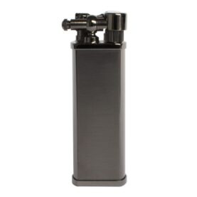 TSUBOTA PEARL BOLBO FLINT PIPE LIGHTER - BLACK NICKEL SATIN