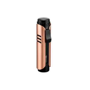 VECTOR MAXTECH WIND RESISTANT LIGHTER WITH TAMPER - ROSE GOLD SATIN
