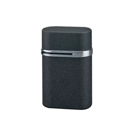 VECTOR THUNDRA TRIPLE TORCH TABLE LIGHTER - BLACK CRACKLE