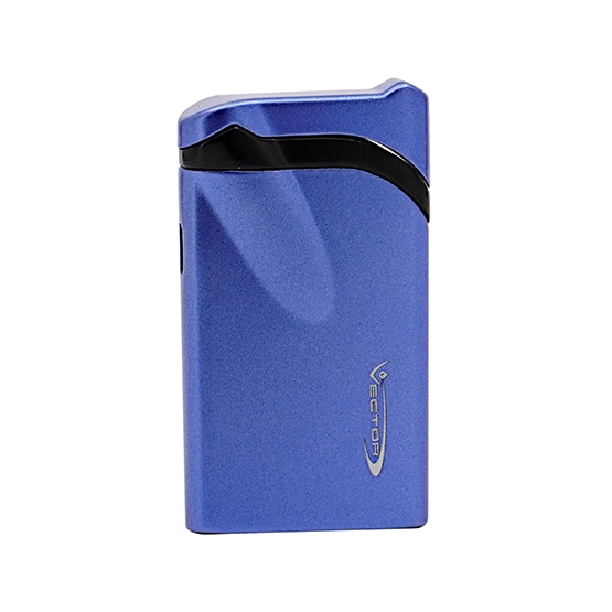 VECTOR ULTRA SINGLE JET FLAME LIGHTER - SPARKLE BLUE