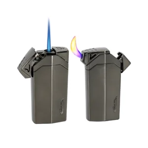 VECTOR GUARDIAN DUAL FLAME LIGHTERS - GUNMETAL SATIN