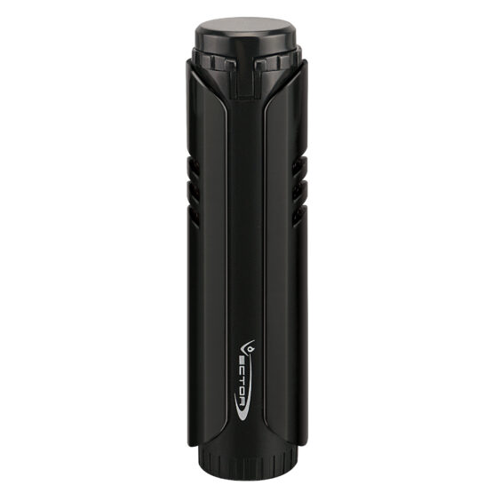 VECTOR MAXTECH SINGLE JET FLAME LIGHTER - BLACK MATT