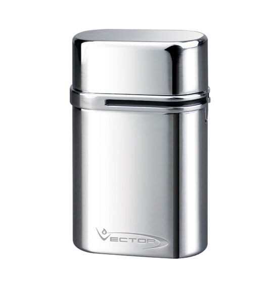 VECTOR THUNDRA TRIPLE TORCH TABLE LIGHTER - HI-POLISH CHROME