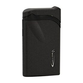 VECTOR ULTRA SINGLE JET FLAME LIGHTER - BLACK MATTE
