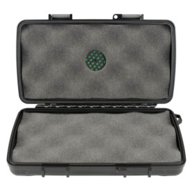 XIKAR TRAVEL HUMIDOR 5 CIGAR CAP. - BLACK