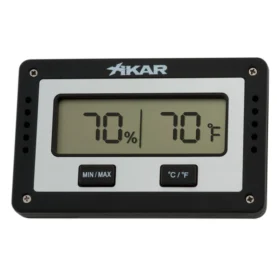XIKAR DIGITAL HYGROMETER - RECTANGULAR - SGL