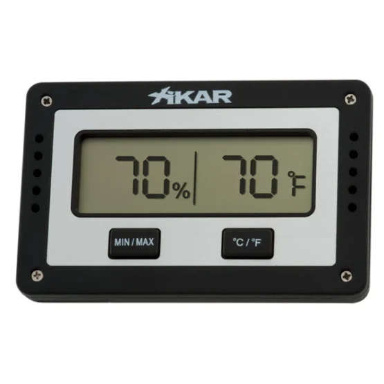 XIKAR DIGITAL HYGROMETER - RECTANGULAR - SGL