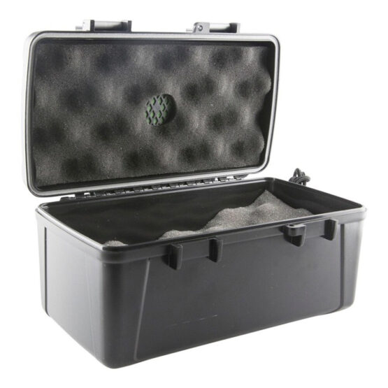 XIKAR TRAVEL HUMIDOR 15 CIGAR CAP. - BLACK