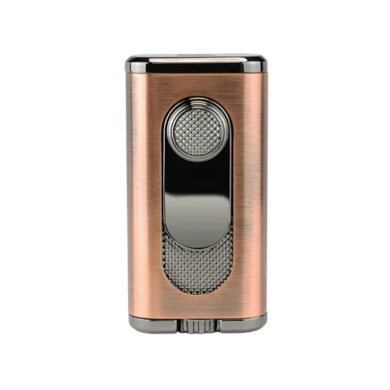 XIKAR VERANO FLAT DOUBLE FLAME LIGHTER - VINTAGE BRONZE