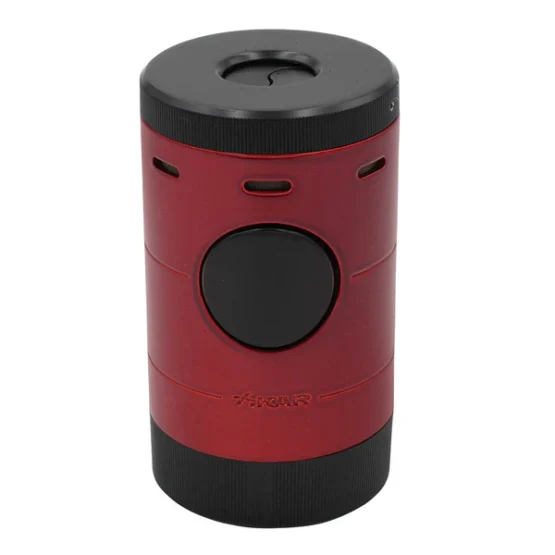 XIKAR VOLTA 4 JET TABLETOP LIGHTER - RED