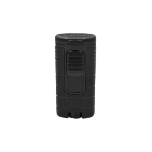 XIKAR TACTICAL TRIPLE JET FLAME LIGHTER - BLACK/BLACK