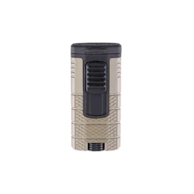 XIKAR TACTICAL TRIPLE JET FLAME LIGHTER - TAN/BLACK