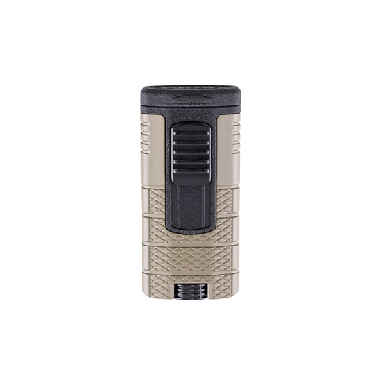 XIKAR TACTICAL TRIPLE JET FLAME LIGHTER - TAN/BLACK