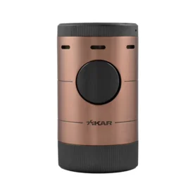 XIKAR VOLTA 4 JET TABLETOP LIGHTER - VINTAGE BROZNE