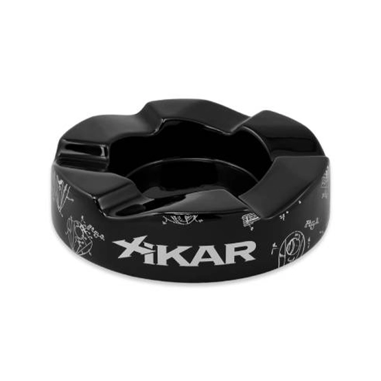 XIKAR WAVE ASHTRAY - BLACK & WHITE