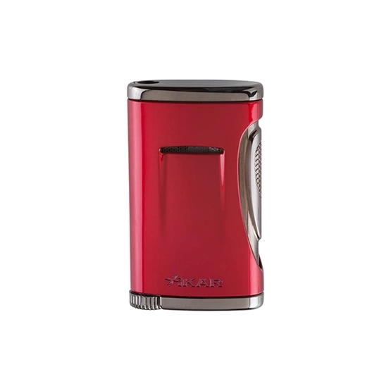 XIKAR XIDRIS SINGLE JET LIGHTER - RED