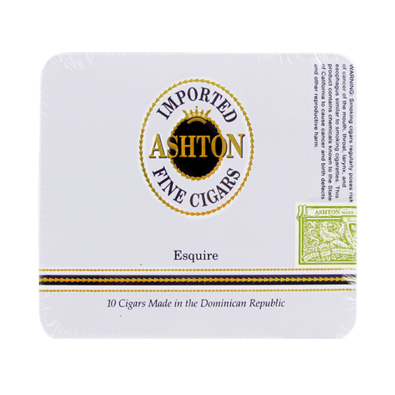 ASHTON ESQUIRE NATURAL TIN OF 10'S - OUTER