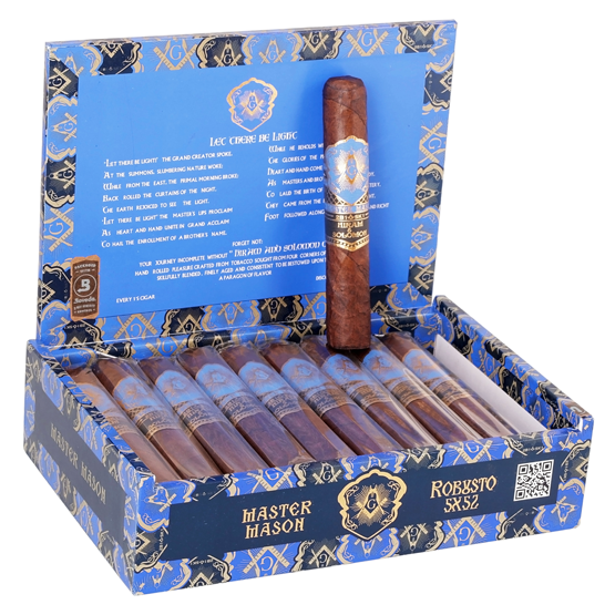 Hiram & Solomon Master Mason Robusto - Box of 20