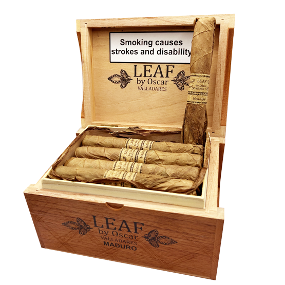 OSCAR VALLADARES LEAF BY OSCAR MADURO TORO BOX OF 20