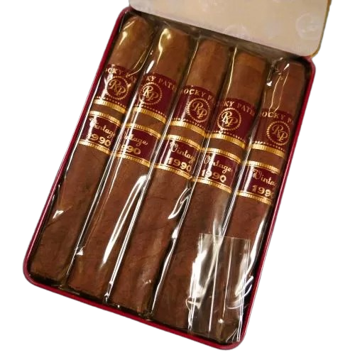 ROCKY PATEL VINTAGE 1990 4x38 TIN OF 5 - OUTER OF 10 TINS