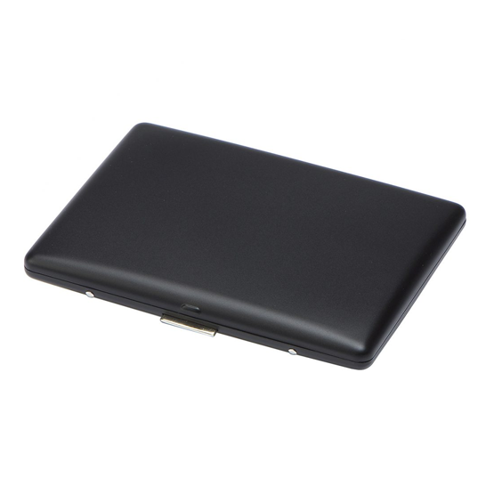 TSUBOTA PEARL COSMOS CIGARETTE CASE - BLACK LACQUER