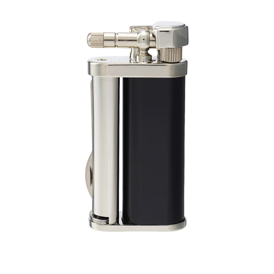 TSUBOTA PEARL EDDIE FLINT PIPE LIGHTER - BLACK/CHROME